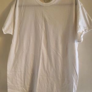 White Crew Neck Tshirt